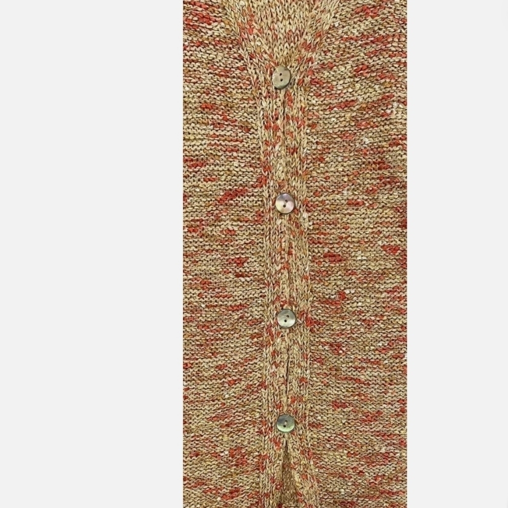 Sigrid Olsen Shell Button Cardigan - Picture 2 of 4